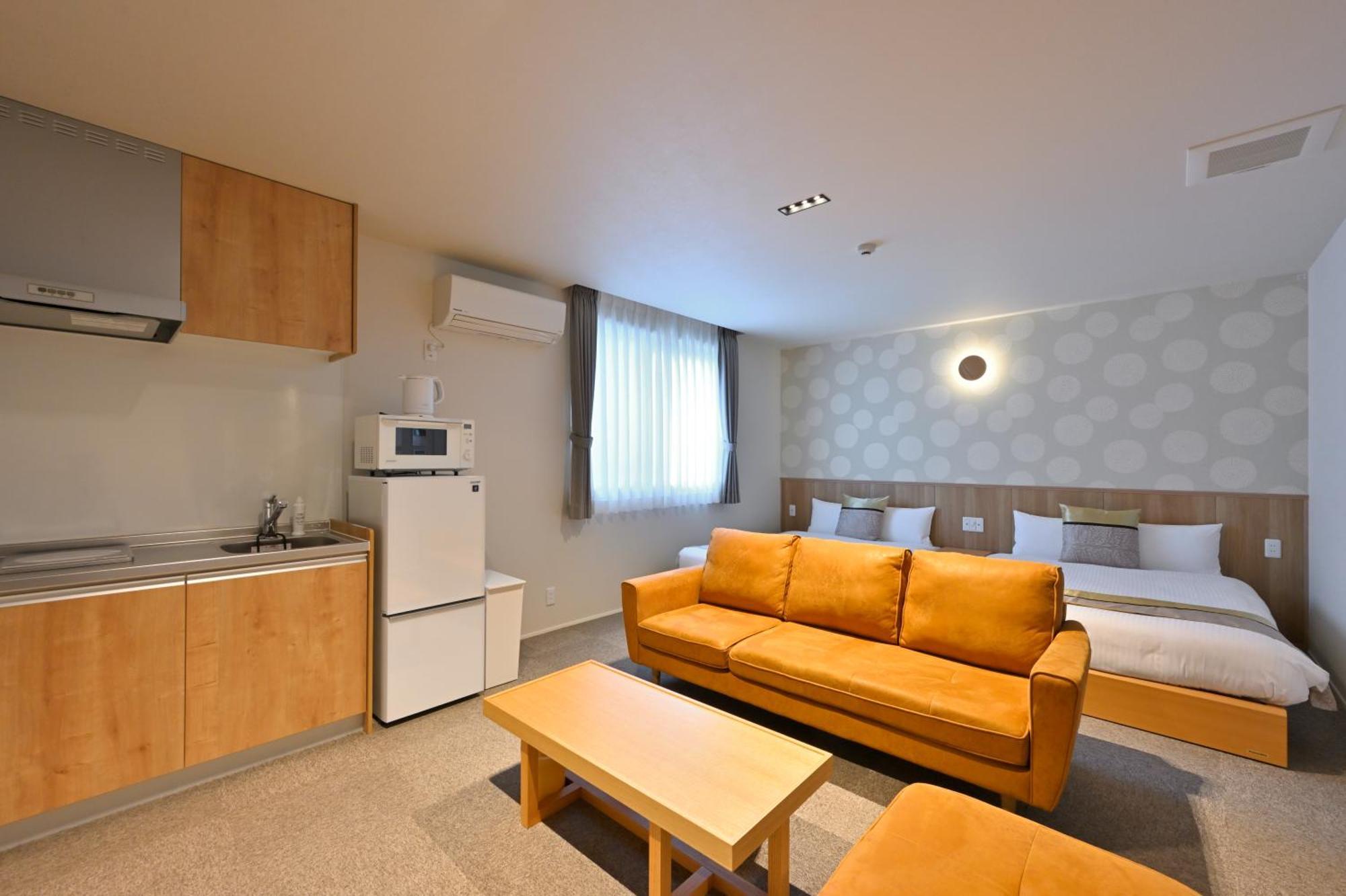 Grand Base Hiroshima Peace Memorial Park Aparthotel Exterior photo