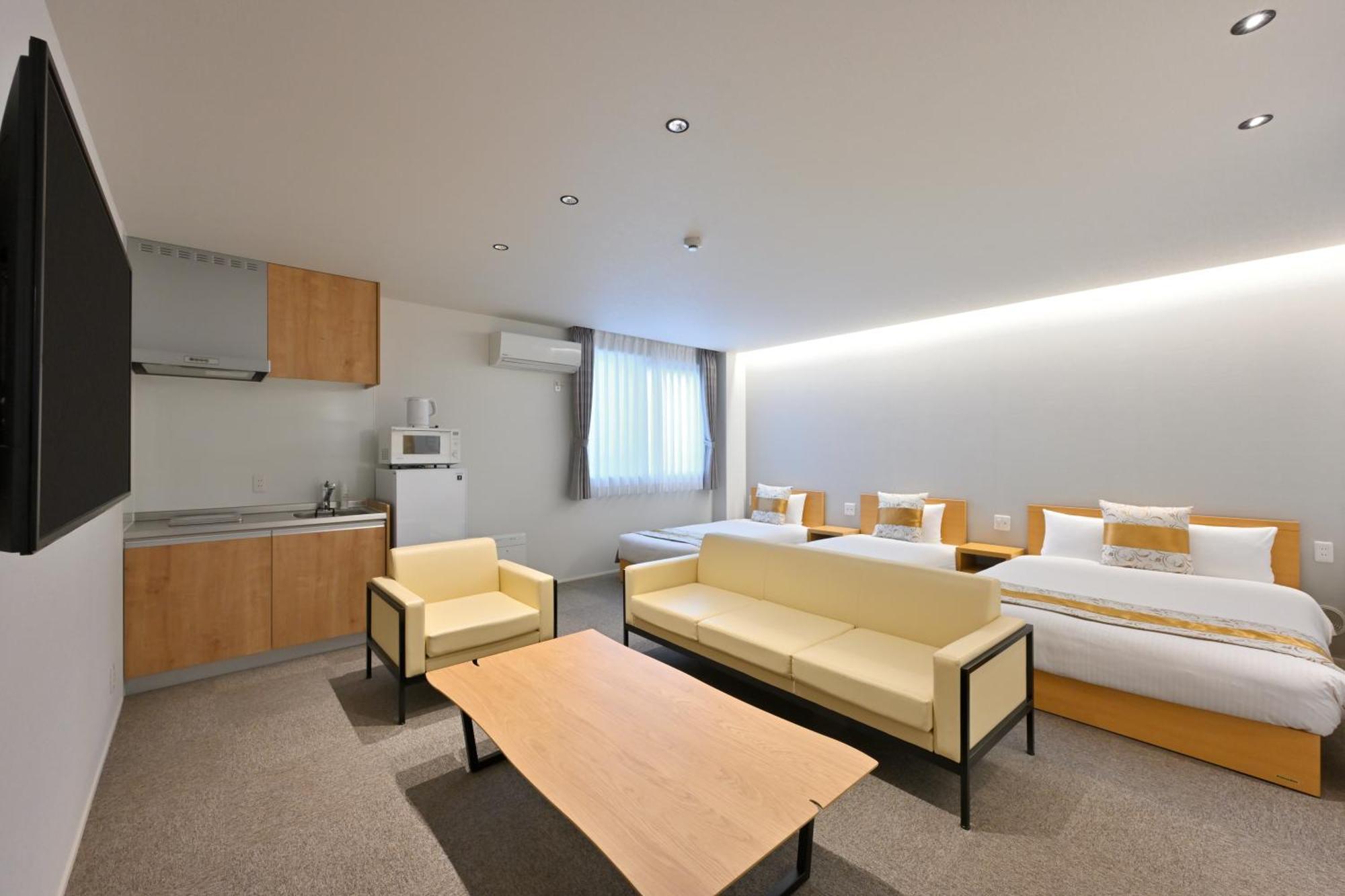 Grand Base Hiroshima Peace Memorial Park Aparthotel Exterior photo