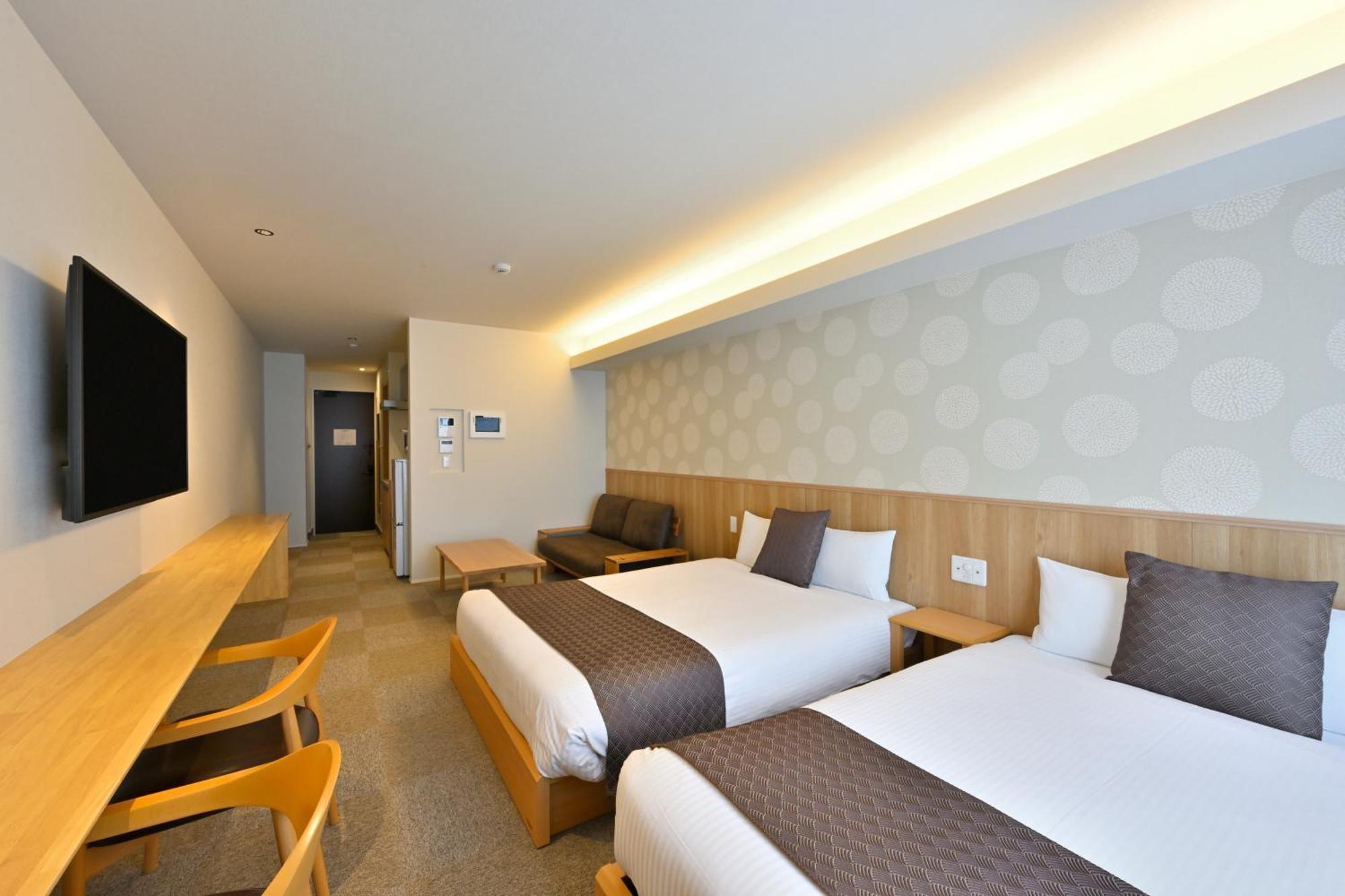 Grand Base Hiroshima Peace Memorial Park Aparthotel Exterior photo